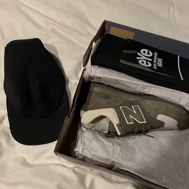 옴므플리세 플리츠캡 