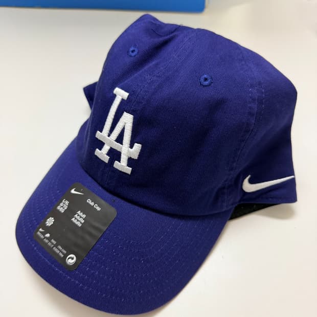 나이키 로스엔젤레스 다저스 클럽 MLB 언스트럭처 오가닉 코튼 캡 블루