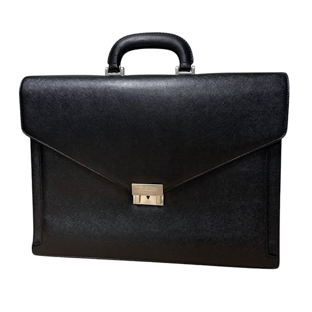 버버리 사피아노 카프스킨 브리프케이스