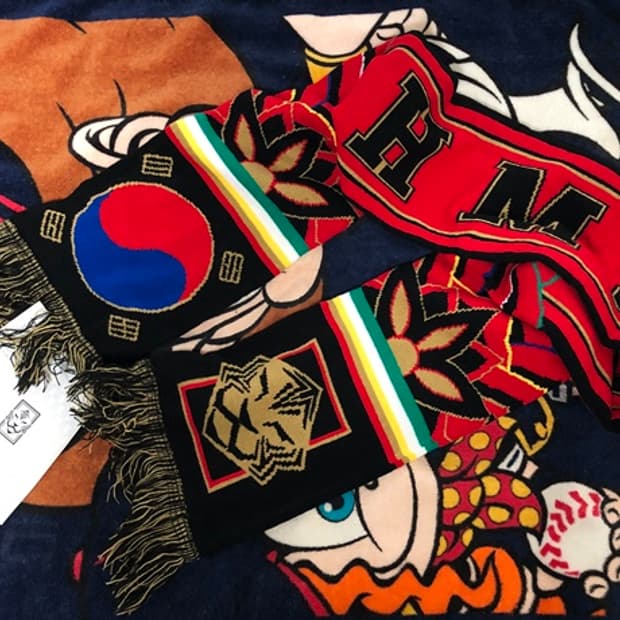 KFA X 오버더피치 COREA머플러/손흥민 니트머플러