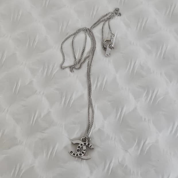 925실버 샤넬 정품 빈티지 업사이클링 목걸이