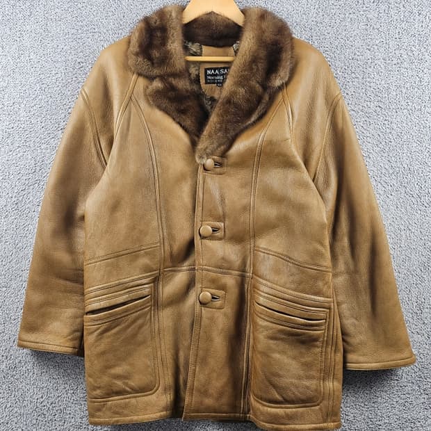 NAA SAN 양털 양가죽 무스탕 코트 ( 100 ) / 11015