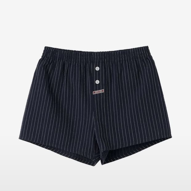 스컬프터 숏팬츠 Cotton Boxer Pants Pinstripe