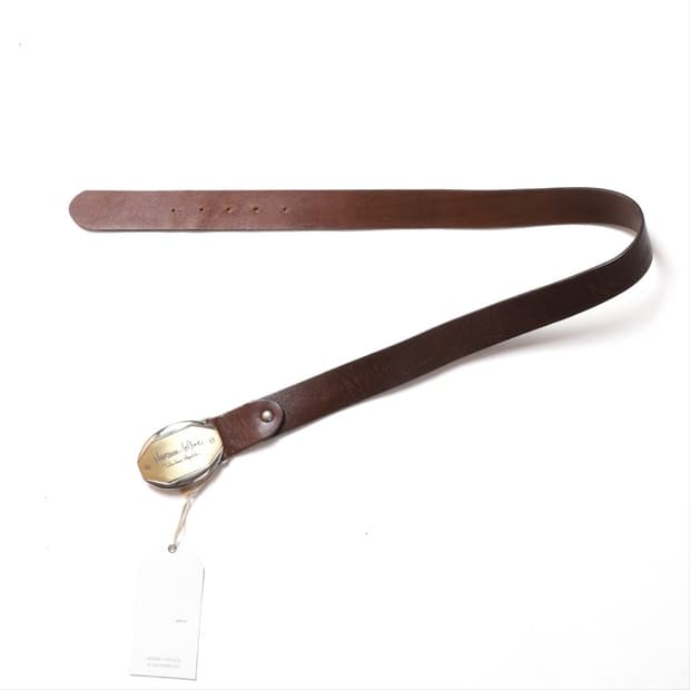 넘버나인 NUMBER (N)ine Buckle Brown Belt  