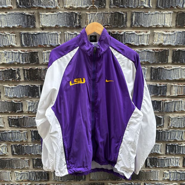 90s USA Nike LSU 윈드브레이커