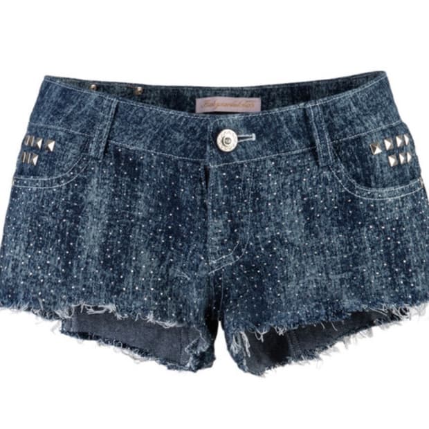 베메클 트윙클 스터드 데님 쇼츠