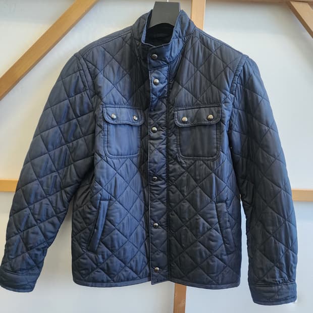 갭 퀼팅 네이비 자켓