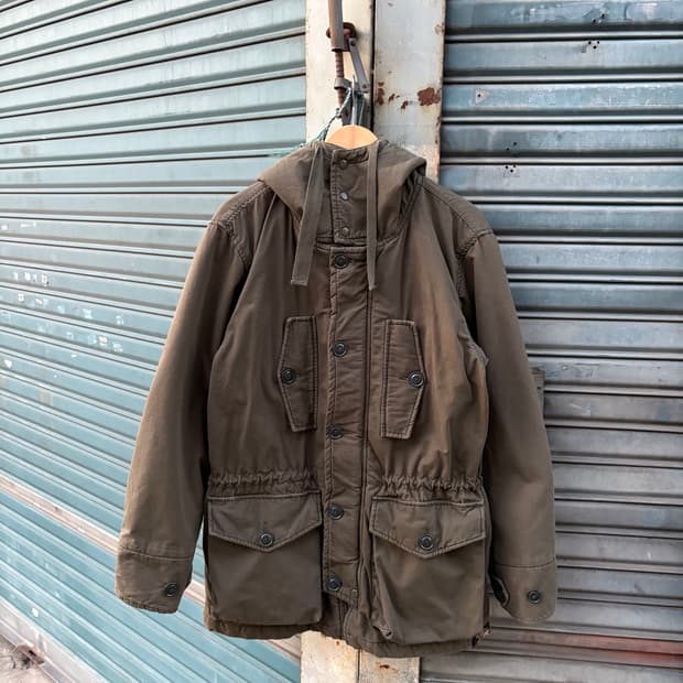 데님 앤 서플라이 랄프로렌 밀리터리 올리브 파카