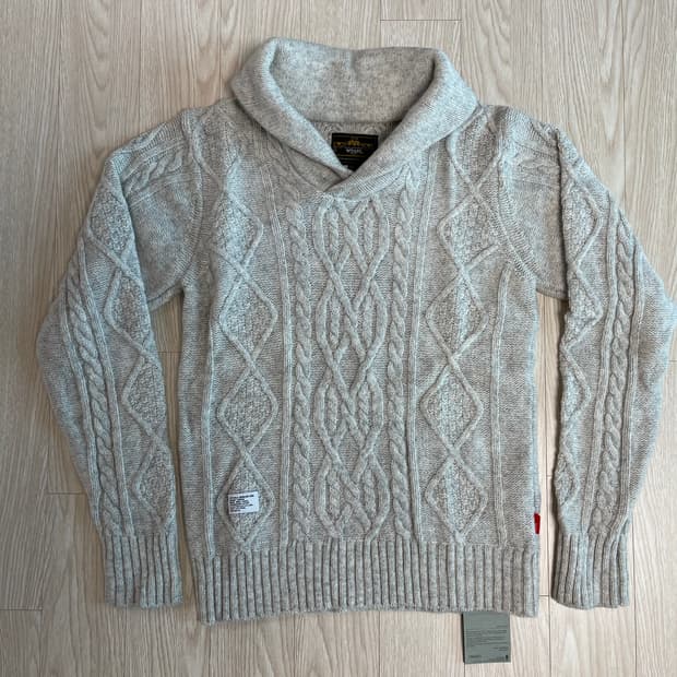 더블탭스 노르딕 케이블 스웨터 WTAPS