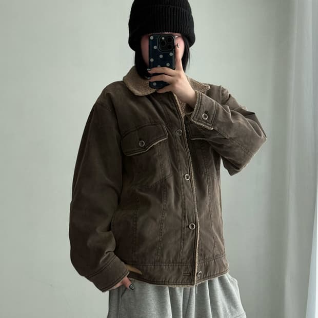 칼카니 올드스쿨 브라운 자켓