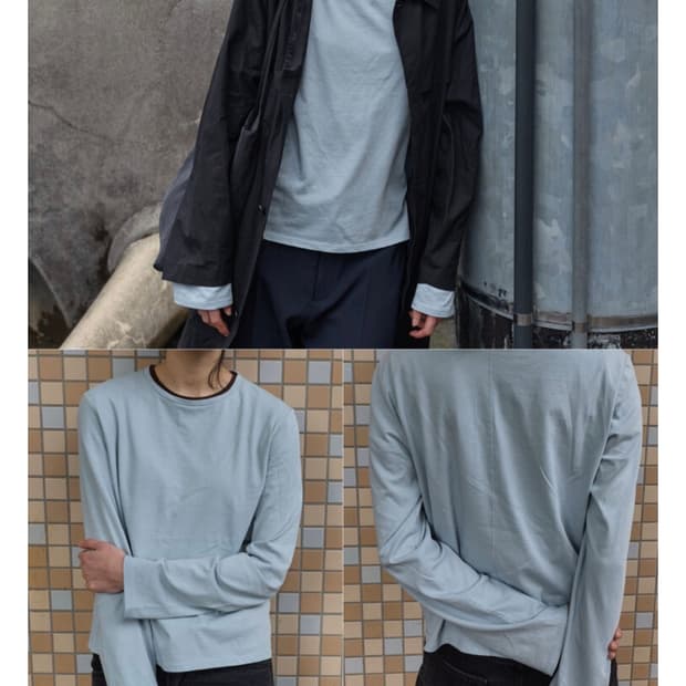 [3] Mudule semi longsleeve Ciel+shadow