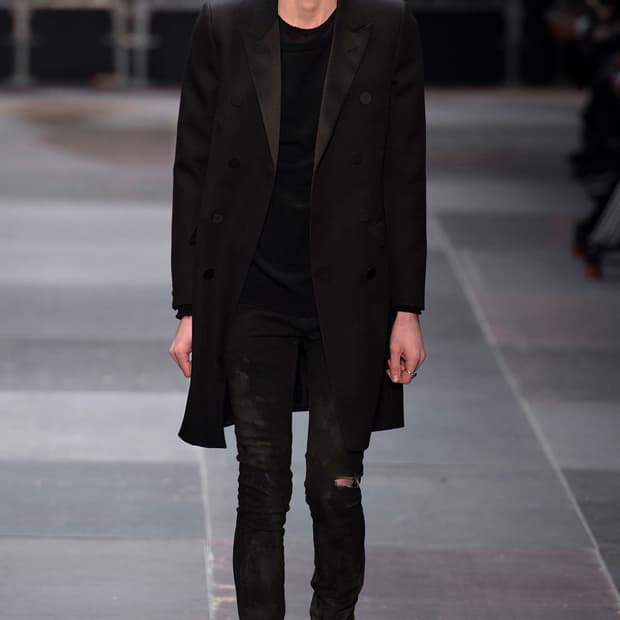 생로랑 13fw og 오일 워싱진