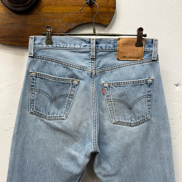 90s USA Levi's 501 Straight Denim Pants