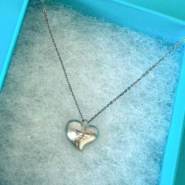 티파니앤코 (Tiffany & Co)엘사 퍼레티 오픈 하트 펜던트 목걸이