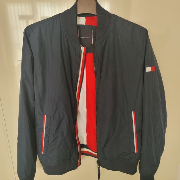 타미힐피거 캐주얼 자켓 남색 M 95사이즈 상태극상

