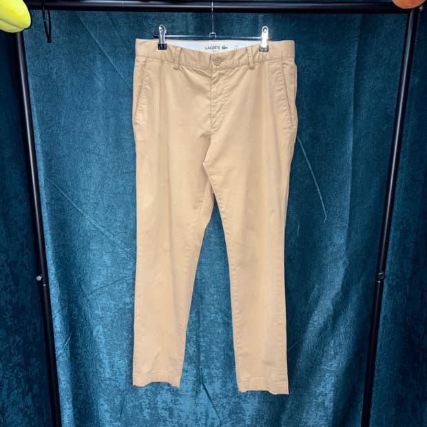 (32) 라코스테 베이지 치노 팬츠