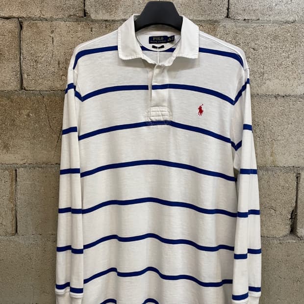 폴로 랄프로렌 스트라이프 럭비 셔츠