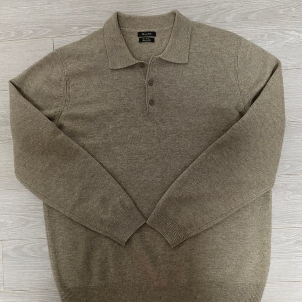 마시모두띠 남성 울 캐시미어 니트 Dark Beige XL 
