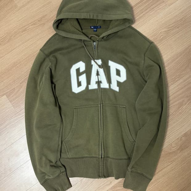 갭 GAP 빈티지 카키 후드집업 후집