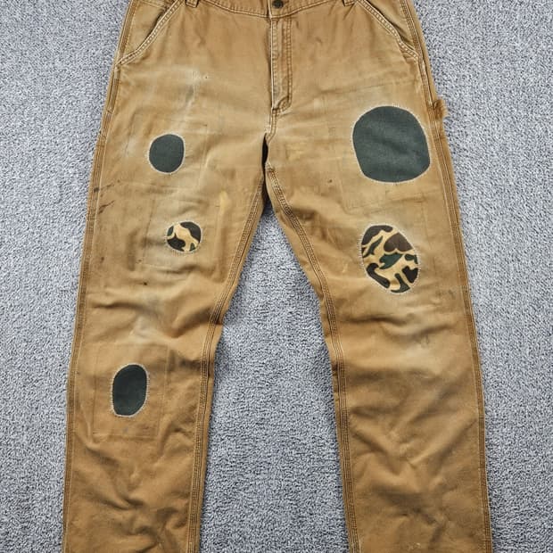 칼하트 덕캔버스 카펜터 커스텀 워크 팬츠 ( 38X34 ) / 11395