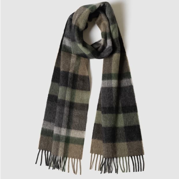 새상품) 포커페이스 캐시미어 머플러 포레스트 색상