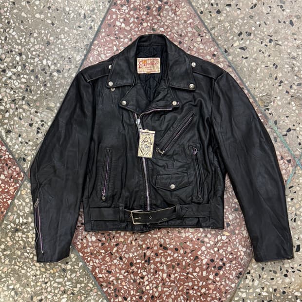 70s Excelled 더블 라이더자켓 (42)