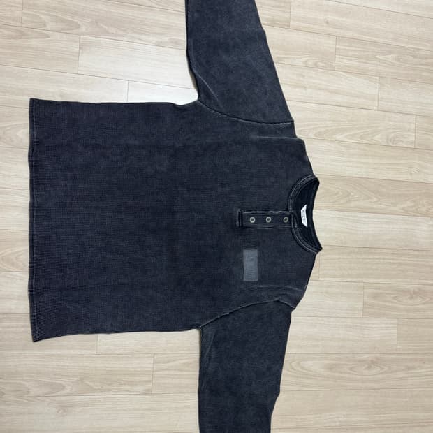 PROTOTYPE HENLEY NECK WAFFLE KNIT