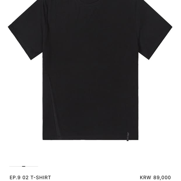 (구매) XLIM EP.9 02 T-Shirt Black s사이즈