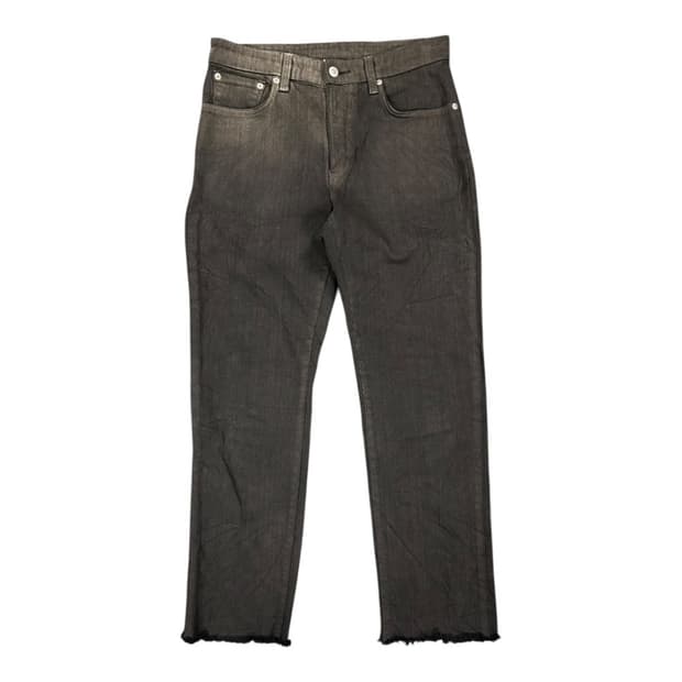 M) 에드윈 다크브라운 컷오프 슬림 데님팬츠 BD-064