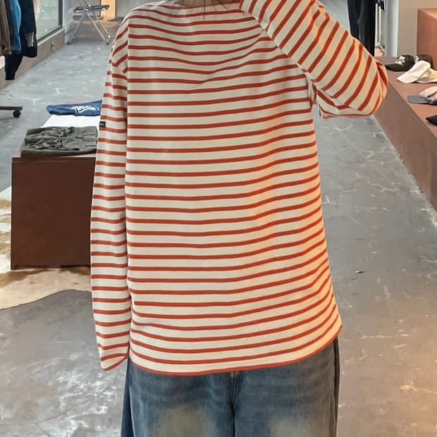 세인트제임스 스트라이프 롱 슬리브 H2431