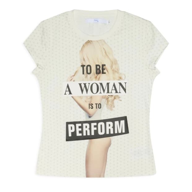 구매) praying perform womens tee white