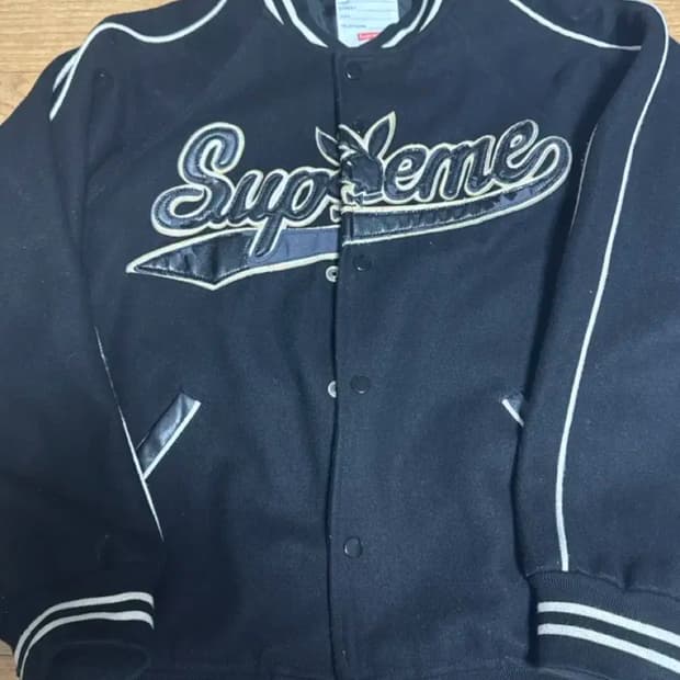 슈프림 플레이보이 바시티자켓