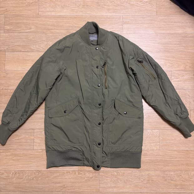 캘빈클라인 빈티지 카키 ma-1  항공 점퍼 자켓