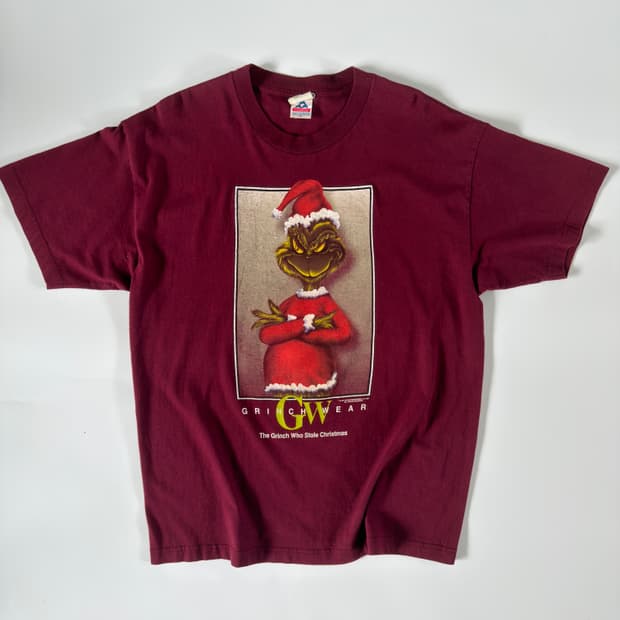 90s the grinch christmas 빈티지 그린치 티셔츠