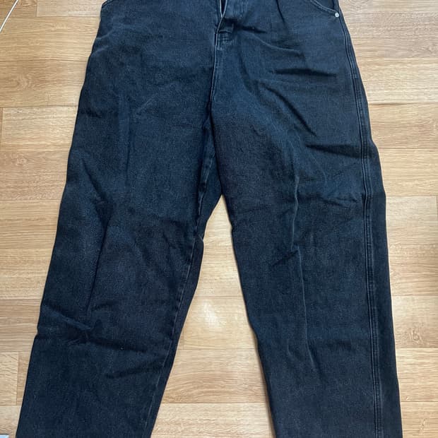 스웨이드 contour pocket denim black L