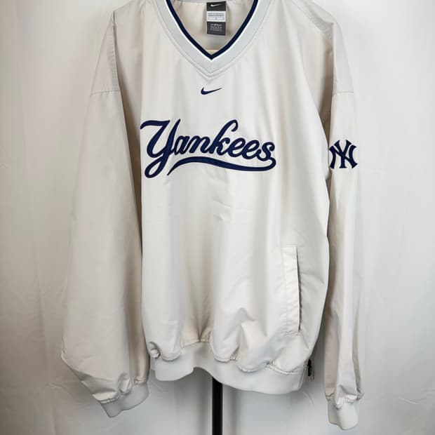 [NIKE]나이키 양키스 어웨이 웜업 바람막이 자켓 L