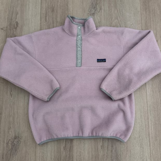 90s 빈티지 파타고니아 신칠라 스냅-T 라일락/회색 USA