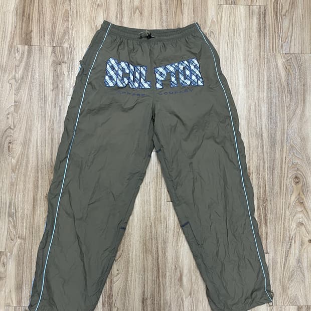 스컬프터 체크 바시티 트랙팬츠 XL