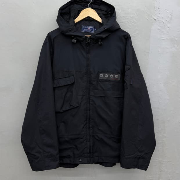 폴로 스포츠 00s 하드쉘 마운틴 후드 자켓