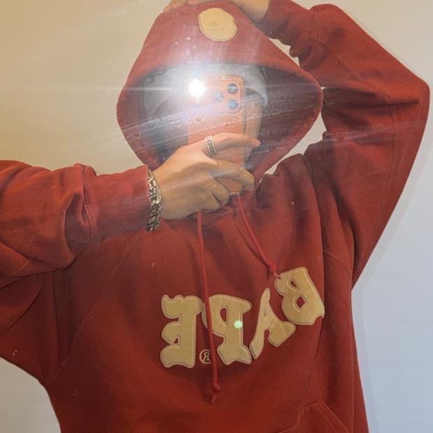 베이프 빈티지 대장급 후드티