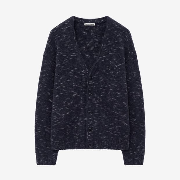 인사일런스 이탈리안 모헤어 믹스 카디건 DARK NAVY L사이즈