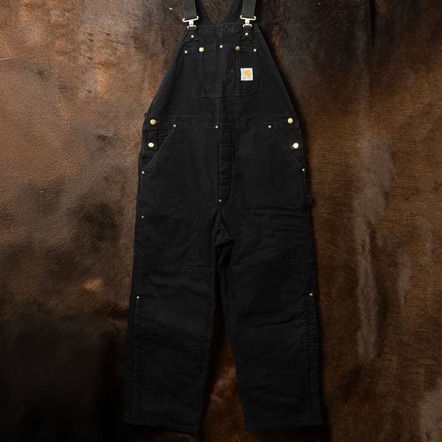 [36] 90s~ 칼하트 R02 덕캔버스 더블니 인슐레이트 오버롤 