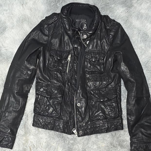 Andew 양가죽 레더자켓