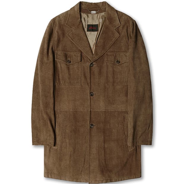 브리오니 [Brioni] 럭셔리 명품 베라 펠라 스웨이드 코트