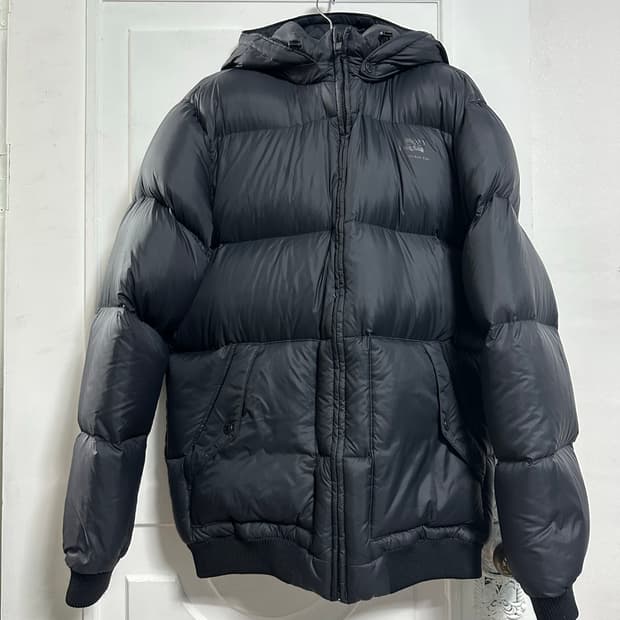 리바이스 후드 다운 자켓
