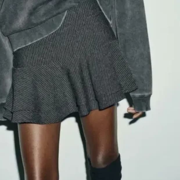 자라 스프라이트 밴딩 스커트