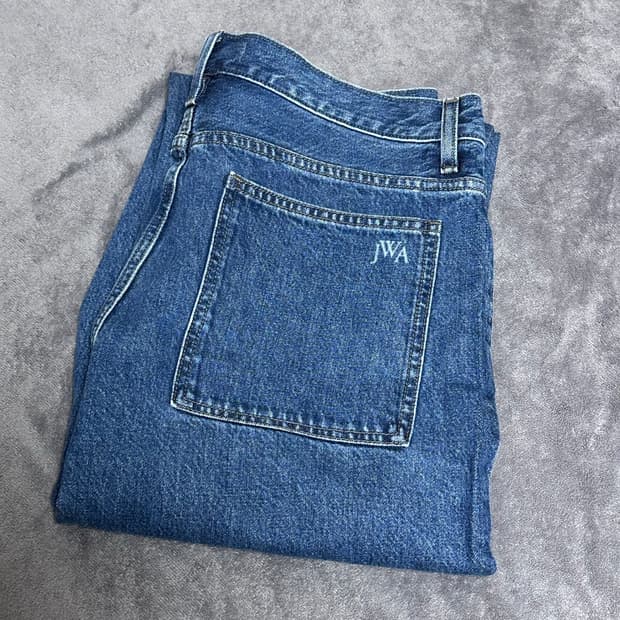 [34] 유니클로 jw앤더슨 스트레이트진 64블루