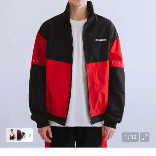 QT8 큐티에잇 가먼츠 올드 트랙 자켓 바람막이