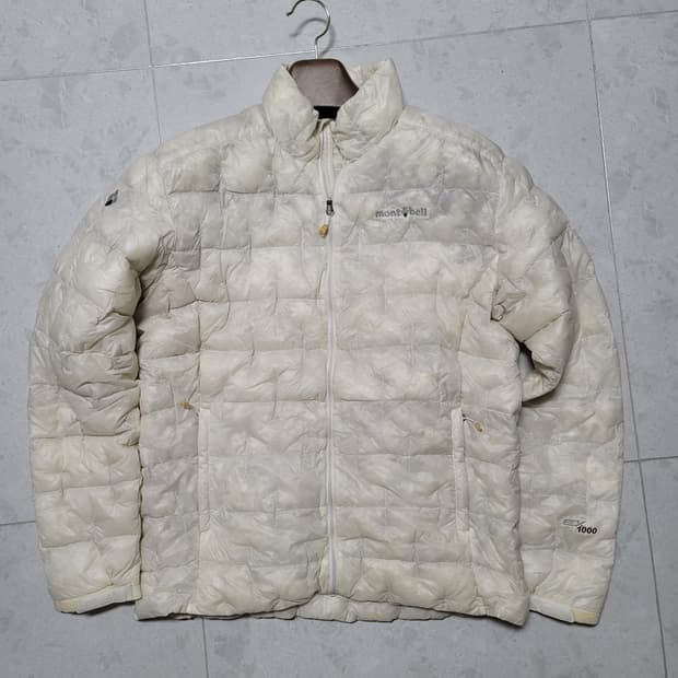 플라즈마 1000 경량패딩 아이보리 105사이즈 상태극상
