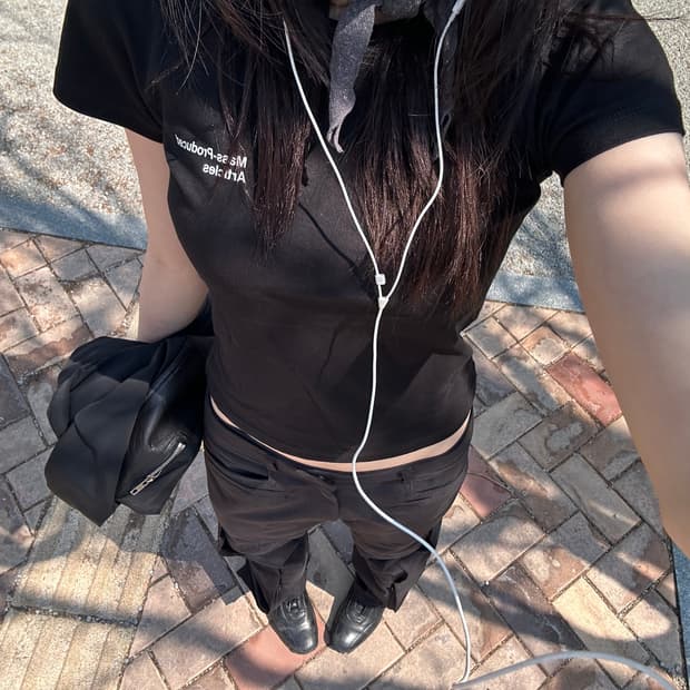 플라스틱프로덕트 MPa T-Shirt black s